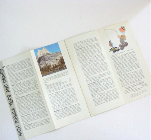 1960 Yosemite Park Brochure Magnificent Splendor Accommodations Firefall - Picture 5 of 5