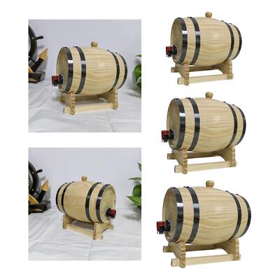 Retro 1L/1,5L/3L Weinfass Whiskyfass Spender für Cocktail Whisky Bier
