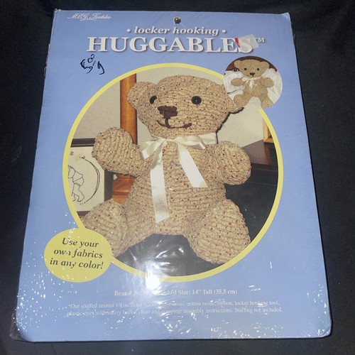 Bear#36251-14” Tall Locker Hooking Huggable-MCG.Textiles-Stuffing Not Included - Picture 1 of 24