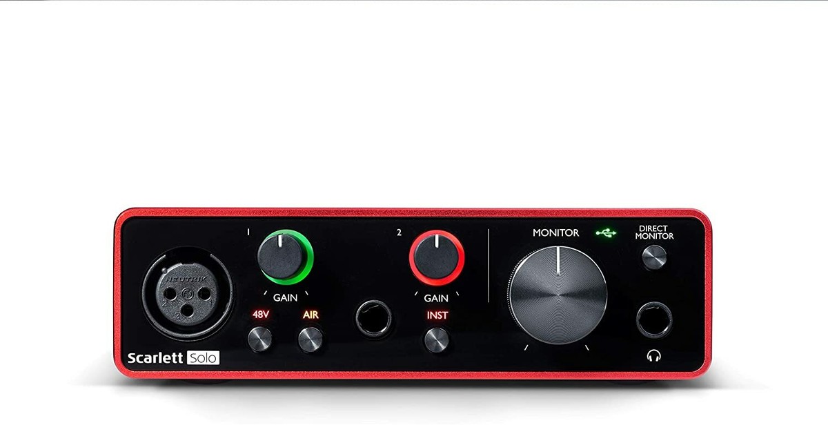 ほぼ未使用Focusrite Scarlett Solo 2i2 Gen3 ほぼ未使用Focusrite Scarlett Solo 2i2 Gen3