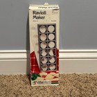 VillaWare Ravioli Maker #5400 Classic Italian Kitchenware Vtg Pasta 12 Squares