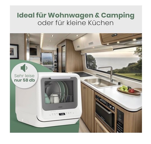 Bomann Tischgeschirrspüler mit 5L Wassertankohne Wasseranschluss nutzbar - Bild 4 von 5