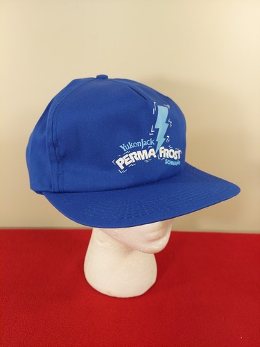 Sombrero Yukon Jack Perma Frost Scnapps Snapback Azul Años 90 - Imagen 1 de 12