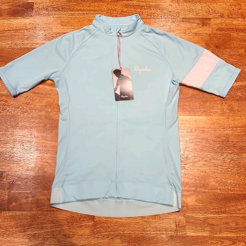 New! Rapha Core Jersey Cycling Short Sleeve Women's Size XS Light Blue - Picture 2 of 10
