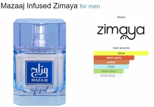 Perfume Infundido Mazaaj Por Zimaya Perfumes Fragancias Orientales EDP Sellado 100ML - Imagen 5 de 9