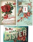 3 vintage embossed postcards printed in Germany — photo 1
