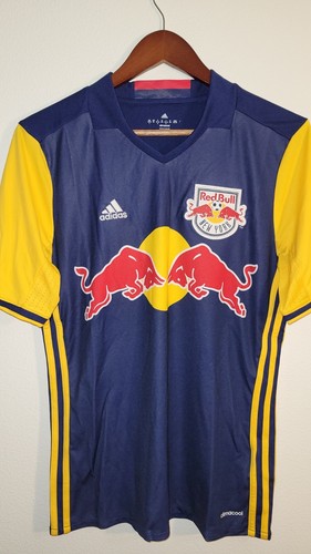 ADIDAS MLS TEAM JERSEY NEW YORK RED BULLS BLUE YOUTH SIZE S