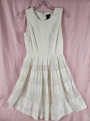 white fit and flare summer dress Floral Midi Fit & Flare Dress | Fit and Flare main image 0