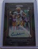 2022 Panini Prizm Black Christian Watson Rookie Green Prizm Auto #/49 RC, AU NFL
