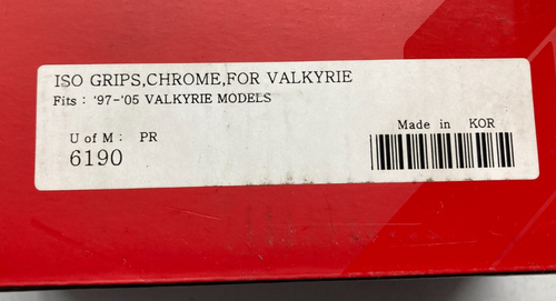 Kuryakyn ISO GRIPS FOR '97-'05 HONDA VALKYRIE NEW IN BOX WITH INSTRUCTIONS CHROM - Picture 3 of 4