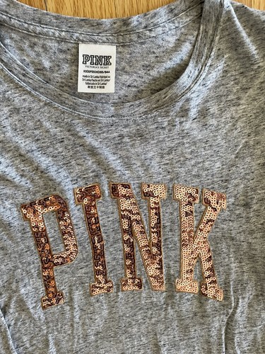 Lot of 3 womens Victoria Secret Pink Shirts long sleeve size XS - Picture 3 of 8