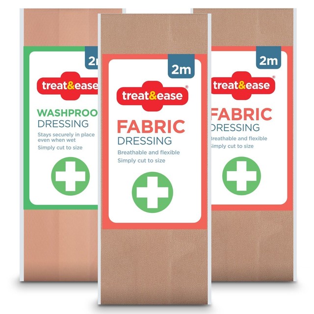Washproof & Fabric Dressing Strip 2M x 6.5CM | Premium Grade Adhesive Plasters Washproof & Fabric Dressing Strip 2M x 6.5CM | Premium Grade Adhesive Plasters