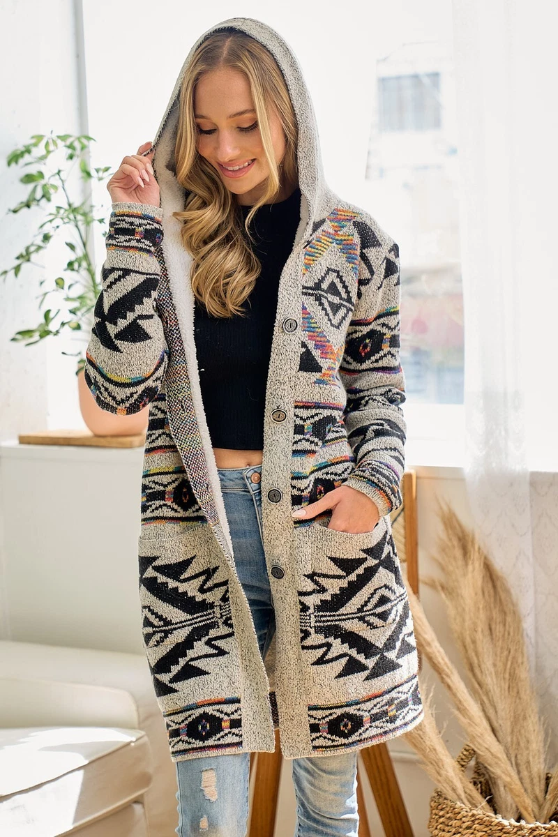 Sherpa clearance long cardigan
