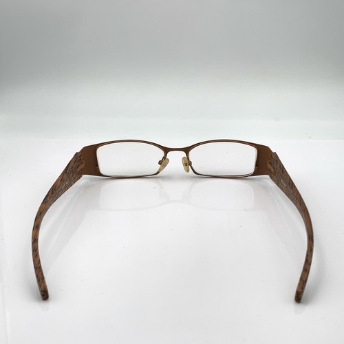 Vintage See 4338 Brown Metal Rectangle Sunglasses FRAMES ONLY - 第 5/8 張圖片