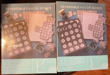 Gartner Studios Reversible Favor Boxes Ivory Gold 100 Boxes  Tags Wedding Party