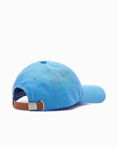 Gorra de béisbol Lacoste azul de gran tamaño con logotipo de cocodrilo para hombre - Imagen 3 de 3