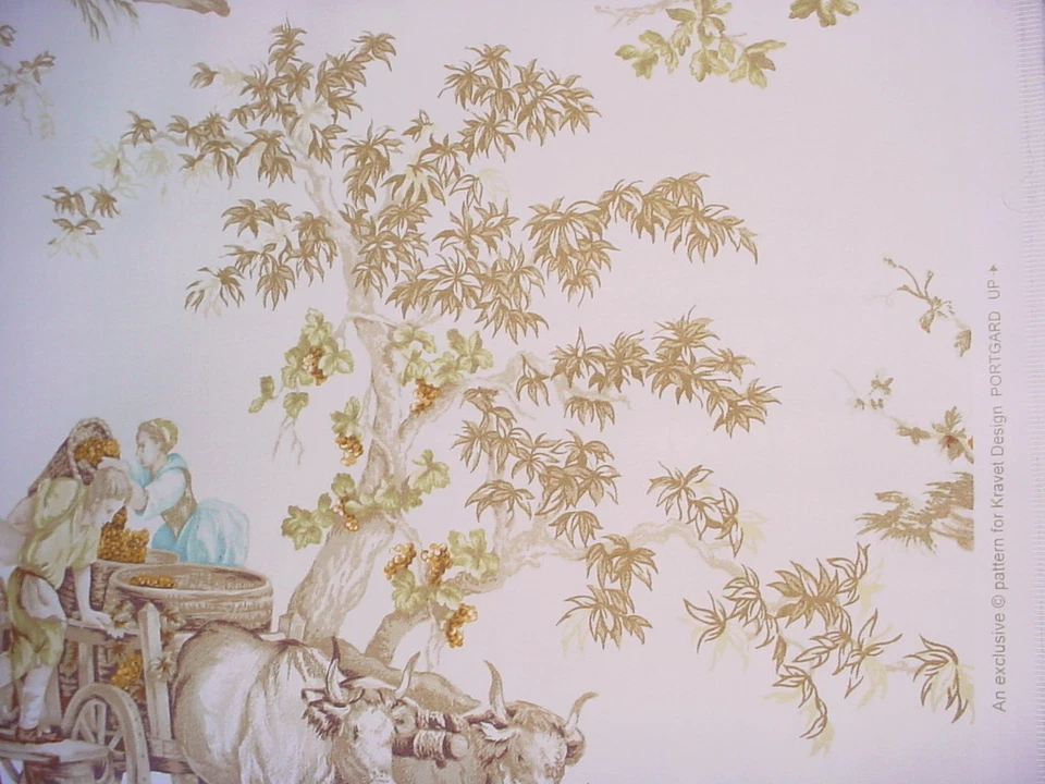 3Y Kravet Couture Hinter Guinevere Pastoral Print Cotton Upholstery Fabric - Image 2 of 3