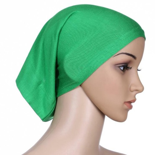 Plain Muslim Head scarf Inner Hijab Caps Islamic Underscarf Ninja Scarf hat - Picture 14 of 44