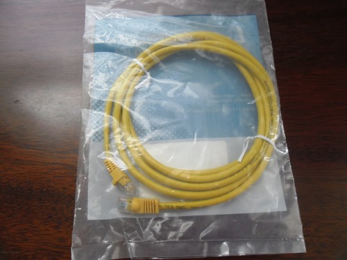 Category 5E Patch Cable Yellow  RJ45/RJ45 7 Ft New P/N TRD855Y-7 - Picture 2 of 4