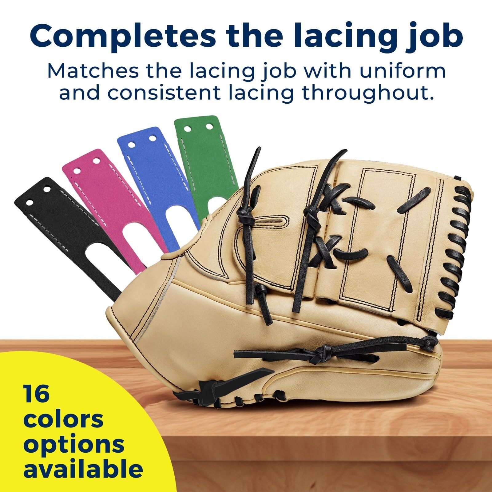 TOFL Baseball Glove Thumb and Pinky Replacement Leather Loops | Durable Laces...