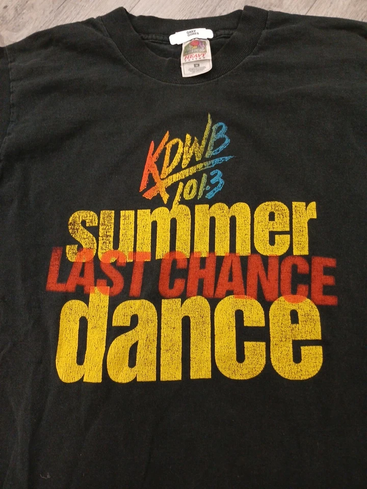 Camisa de baile de verano vintage 1998 KDWB 101.3 Last Chance concierto para niños de la calle Foto 2 de 4