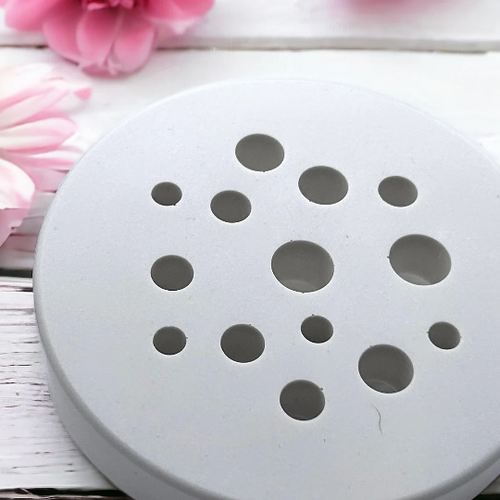 DIY Silikonform Blumenretter rund – Gießform mit 14 Löchern für Vasen Deko - Bild 5 von 10