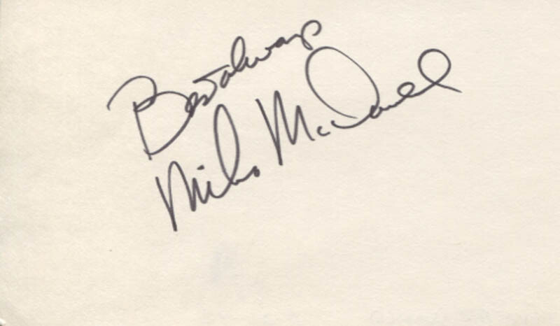 MICHAEL MCDONALD,直筆サイン入り,マイケル・マクドナルド,AOR