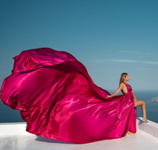 Long Flying Dress | Flying Dress for Photoshoot| Long Train Dress | Photoshoot