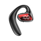 Single Earphone Bluetooth Open Ear Earbud Hands-free Call Headphone with MIC
