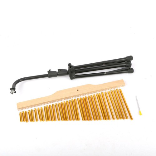 Carillones de barra de 36 notas con soporte de trípode carillón de viento instrumento de percusión musical - Imagen 4 de 9