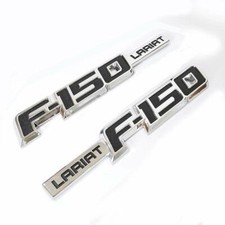 NEW 09-14 Ford F-150 Lariat 9L3Z 16720 GB Emblem 9L3Z16720G Logo Decal Set of 2