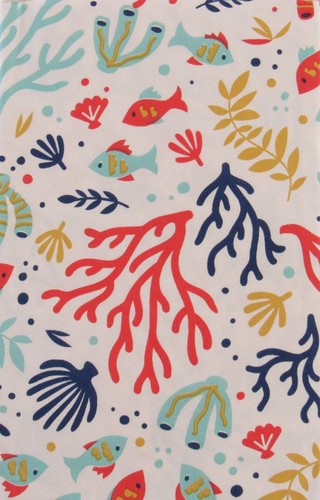 Fish Swimming Among Coral & Sea Plants Vinyl Flannel Back Tablecloth - Var Sizes - Bild 2 von 5
