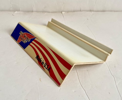 Vintage Plastic Red Wing Shoes Retail Store Display Sign Slatwall Shoe USA D - Picture 3 of 5