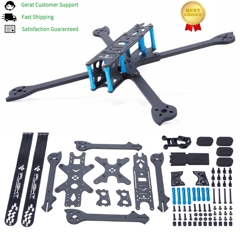 Hazlo tú mismo iFlight XL7 V4 285mm FPV DRONE Frame 3K Pure De Fibra De Cochebono FPV Kit dl45 Hazlo tú mismo iFlight XL7 V4 285mm FPV DRONE Frame 3K Pure De Fibra De Cochebono FPV Kit dl45