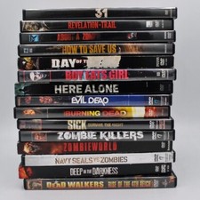 Lot of 15 Zombie/Undead Halloween Horror Movies DVDs Evil Dead, Day of the Dead