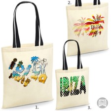 Ibiza flag Tote Bag Beach Holiday gift Travel Shoulder Shopping eco Handbag