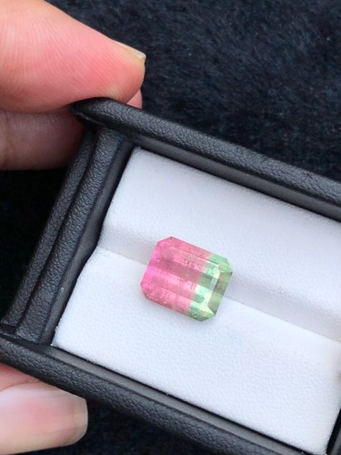 6.60-Cts Unique Watermelon Afghani Tourmaline Loose Gemstone - Picture 4 of 6