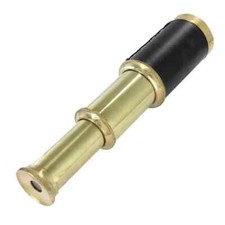 Mini Mariner Desk Pirate Spyglass Telescope in Wooden Box, Nautical Home Decor