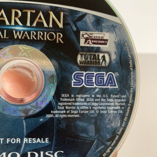 Spartan Total Warrior Original Xbox EB Games Store Kiosk Demo Disc Super Rare - Picture 8 of 13