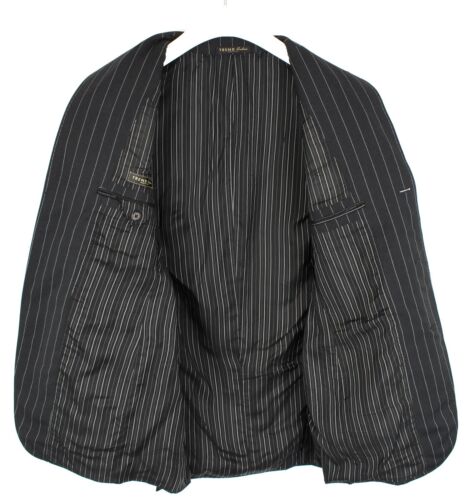 CORNELIANI Trend Blazer Men's (EU) 48 Wool Pinstriped Notch-Lapel Collar - Picture 4 of 8