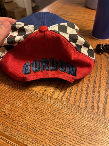 Vintage 90s Nascar Racing Jeff Gordon #24 snapback hat Made In USA Rare Cap - Picture 4 of 8