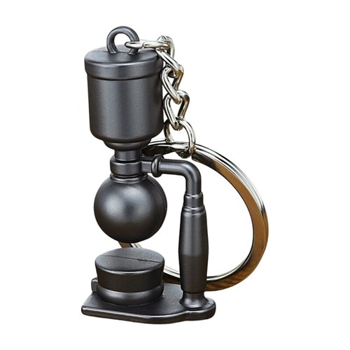 Coffee Lover Present Metal Portafilter Keyring Coffee Machine Key Jewelry - Picture 11 of 34