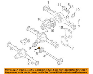 NISSAN OEM Rear-Axle Seals 432520W000