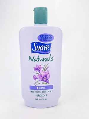 Suave Naturals Freesia Vitamin E Moisturizing Body Lotion 24oz