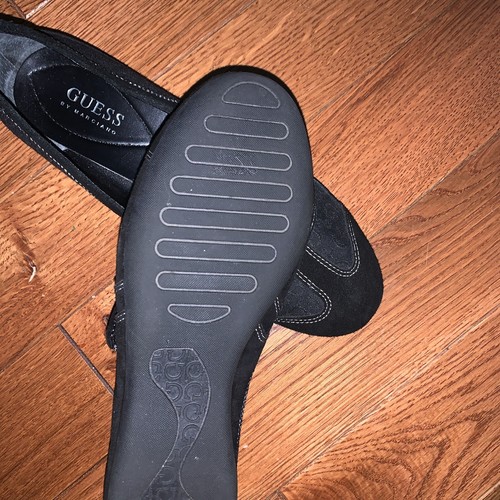 GUESS Belfort Black Slip On Casual Flats Shoes Size 8 - Picture 3 of 3