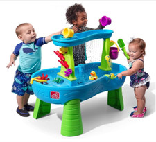 Step2 Rain Showers Splash Pond Water Table   Toddler Water Playset, 13-Piece Set