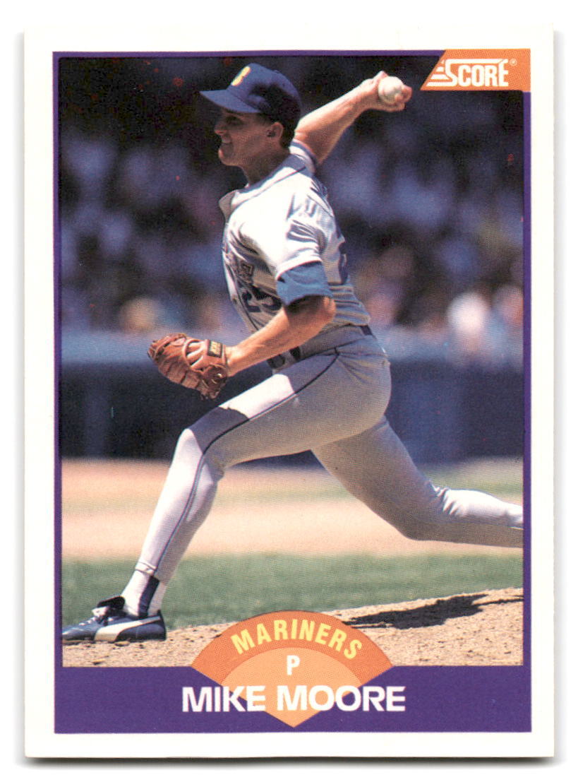 Mike Moore 1989 Score #274 Seattle Mariners BASEBALL