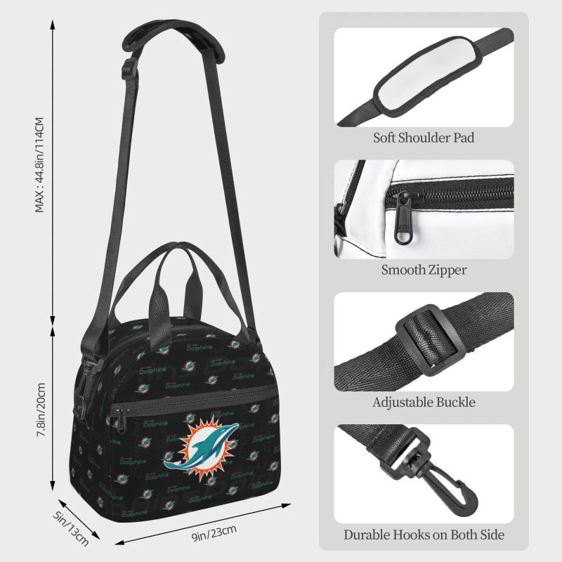 Miami dolphins sale lunch bag