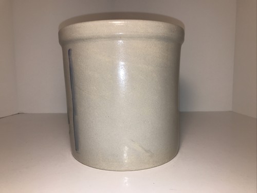 Robinson Ransbottom ROSEVILLE POTTERY 2 Quart Kitchen Crock Hand Painted - Picture 4 of 9