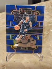 2023-24 Select NBA Ja Morant Concourse Blue Silver Prizm Memphis Grizzlies #65